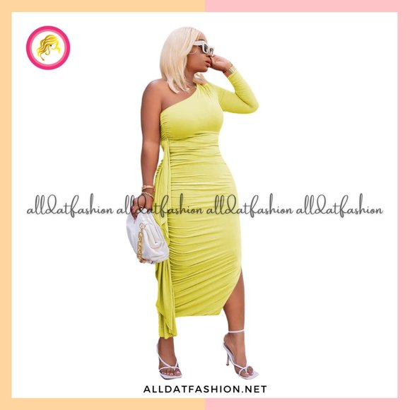 Freya One Shoulder Bodycon Dress - Picture 2 of 2